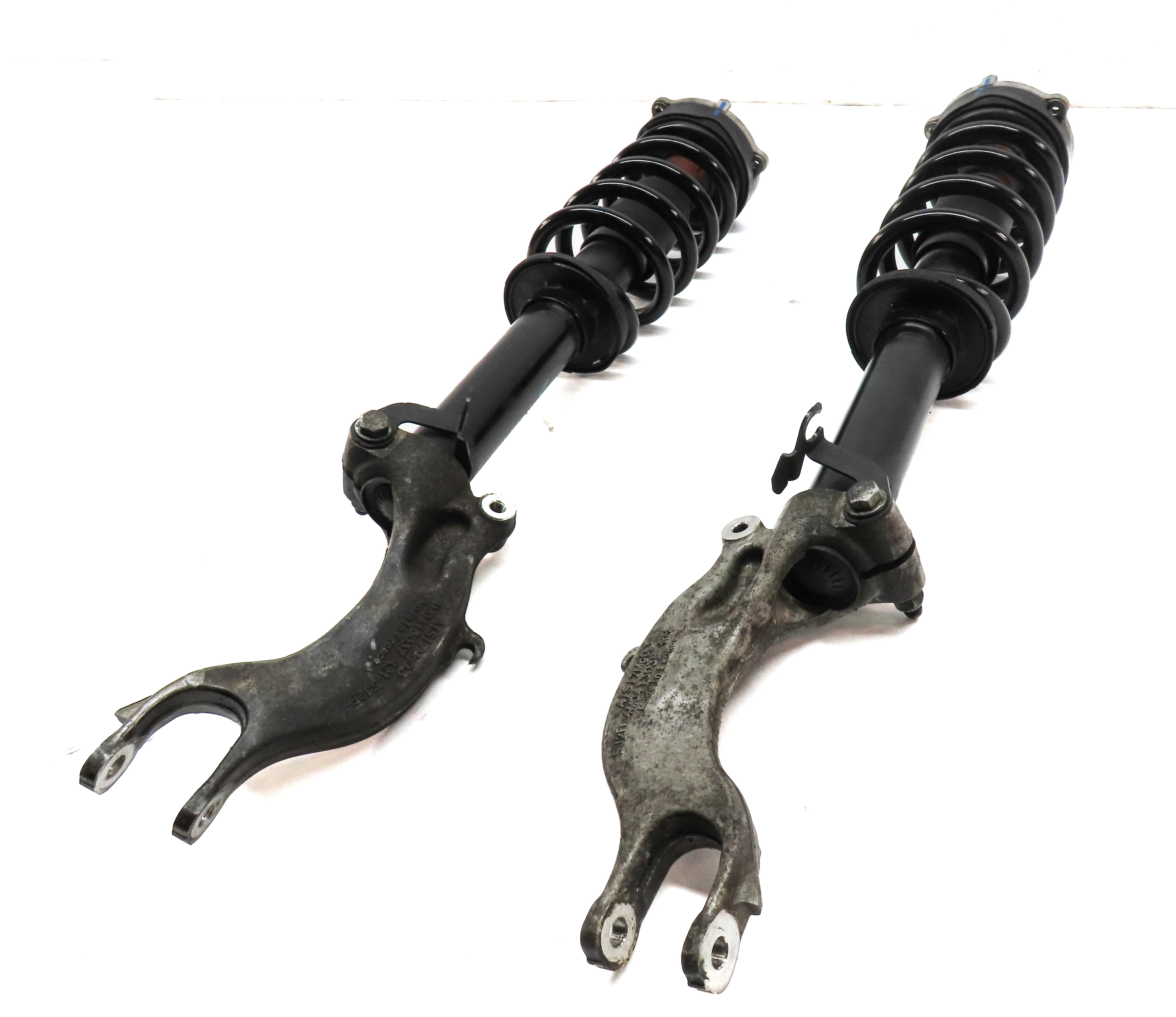 2017-2020 AUDI Q7 (4M) FRONT LEFT & RIGHT SUSPENSION SHOCK STRUT SET-2 — exact item pictured